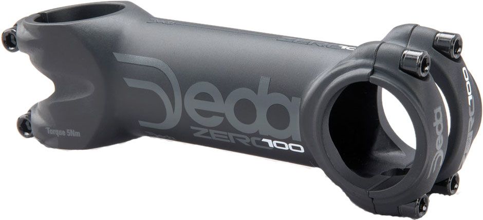 Deda Elementi Zero100 140 mm 82° aluminium zwart stuurpen