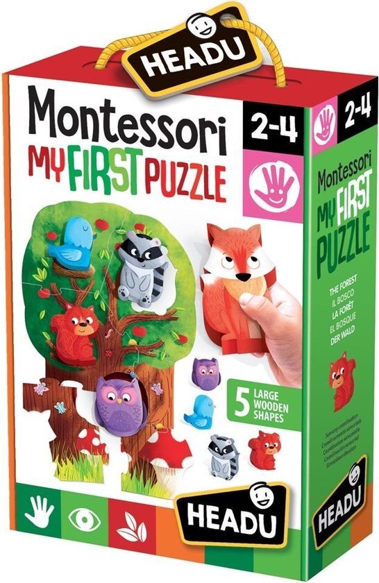 Headu Montessori First Puzzle the Forest