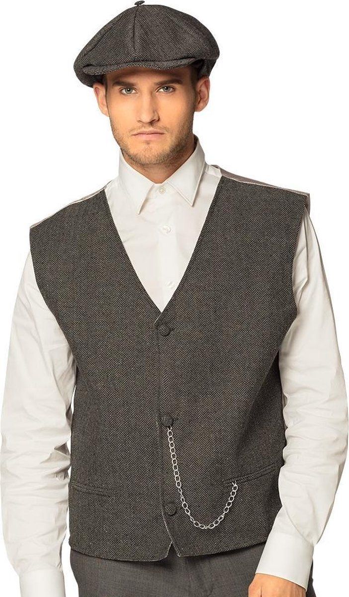 Boland Kostuumset Birmingham Heren Polyester Grijs Maat M/L