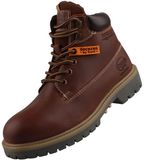 Dockers by Gerli dames leren enkellaars bruin gevoerd