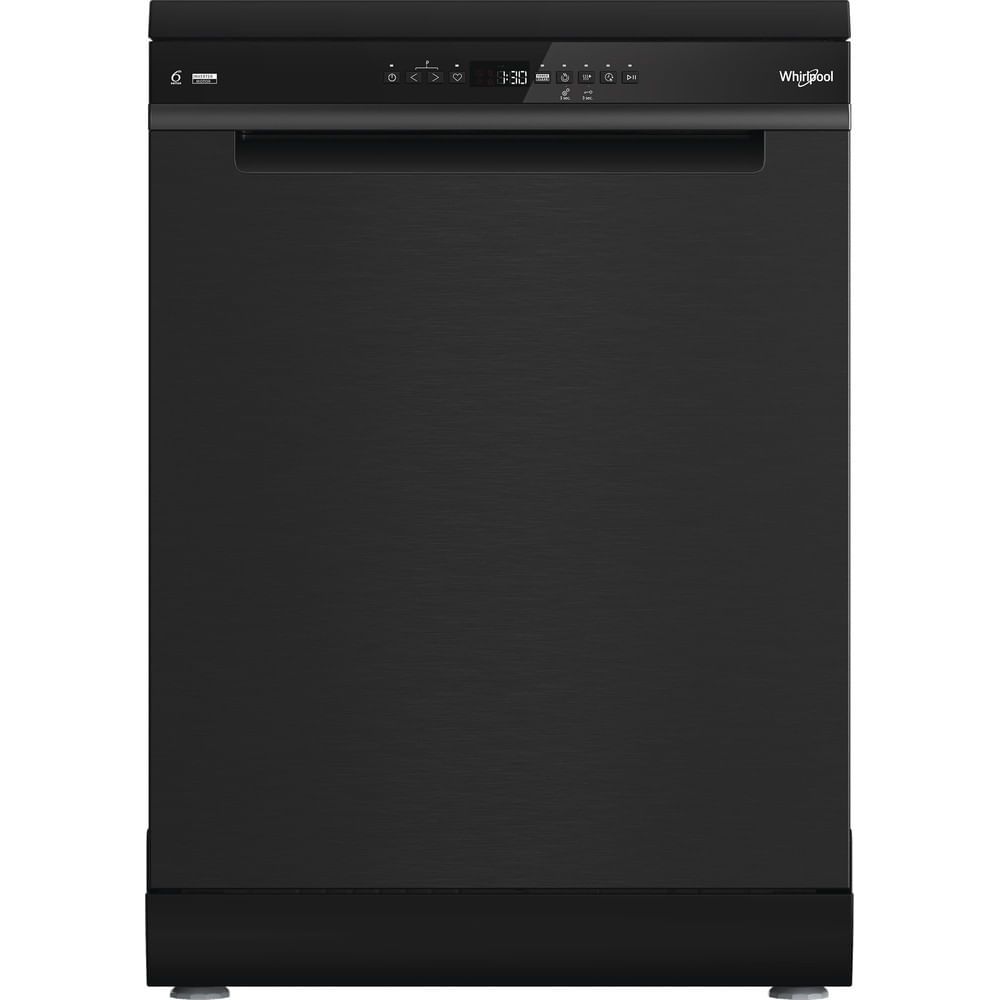 Whirlpool W8F HP51BS Vrijstaand 15 couverts Zwart Vaatwasser