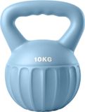 SPORTNOW Kettlebell PP, Zandkleur, Blauw