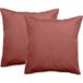 Vent du Sud Lot De 2 Taies D'Oreiller Percale Pur Coton Peigné Longues Fibres 80 Fils/cm²
