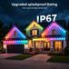 StarTech RGBIC buitenverlichting - 30 meter, 30 LED's - IP67 waterdicht - Bediening via app - Afstandsbediening - Muzieksynchronisatie - EU-stekker