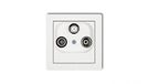 DECO antenneaansluiting RTV-SAT uiteinde 1,5dB wit DGS Carlik elektrotechniek 5903418062033