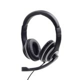 Gembird MHS-03-BKWT Headset Bedraad Hoofdband Gamen Zwart