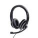 Gembird MHS-03-BKWT Headset Bedraad Hoofdband Gamen Zwart