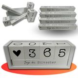 Aftelkalender PARTS4LIVING Tafelkalender kubus 18 x 7 x 6 cm