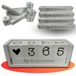 Aftelkalender PARTS4LIVING Tafelkalender kubus 18 x 7 x 6 cm