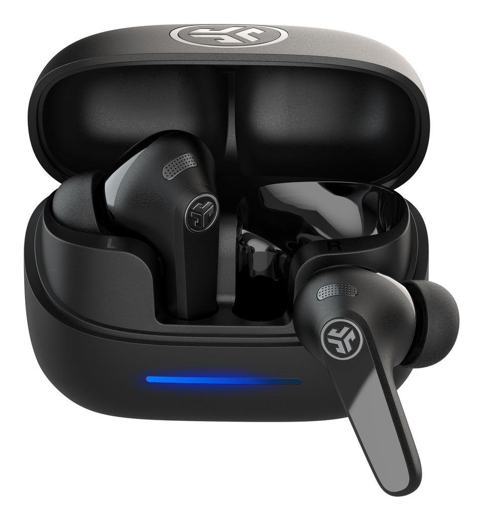 JLab JBuds ANC Pods Draadloze In-ear Oordopjes - Bluetooth 5.4, USB-C, IP55, Zwart