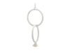 Nobby Cage Toy, 2 klimringen van katoen wit middel; 74/29 cm