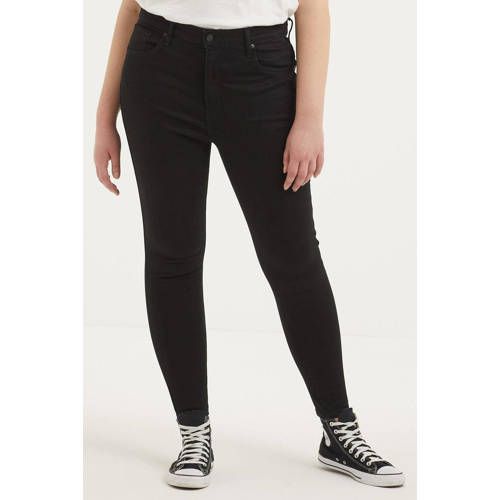 Levi's Plus Mile High Super Skinny High Waist Jeans - Black Galaxy