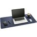 Gallaway Leather Bureauonderlegger - 91,4 x 43,2 cm grote muismat - bureaumat thuiskantoor bureauaccessoires bureaubeschermer antislip schrijfbureaublotter (marineblauw)