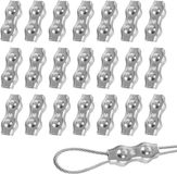 Ibenzoa® Set de pinces durables en métal - Gris - 20 pièces