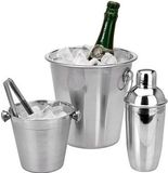 Ensemble de bar - seau à glace/seau rafraîchisseur/shaker à cocktail