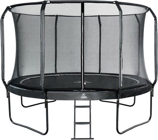 Intergard Trampoline met veiligheidsnet en trap carbon fiber ø310cm