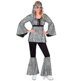 Widmann 70s Groovy Kostuum Disco Zilver XXL Vrouw