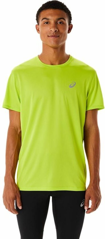 Heren-T-Shirt met Korte Mouwen Asics Core Geel