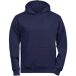 Tee Jays Junior UNLABELED Hooded Sweatshirt - Navy - 12/14