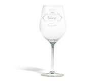 Brunch Time rode wijnglazen set van 6 50 Cl transparant