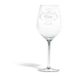 Brunch Time rode wijnglazen set van 6 50 Cl transparant