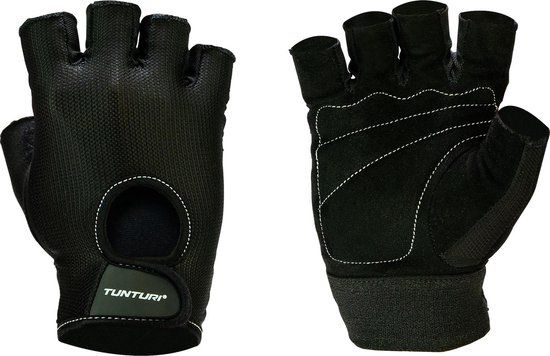 Tunturi Fitness Handschoenen - Easy Fit Pro - XL - Zwart/Wit - Unisex