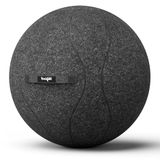 Yes4All Oefenkantoor, 400 lbs capaciteit anti-burst yoga gewicht zelfstaande zittende balstoel met verborgen naad cover handig handvat en pomp inbegrepen, standaard, donkergrijs