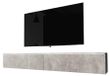OEM TV-meubel 180 cm, betonlook, hangend/staand, met LED-verlichting