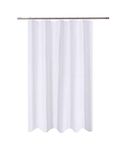 N&Y HOME Stoffen douchegordijn voering wit - 54 x 78 inch badkraam maat, hotelkwaliteit, schimmelbestendig, wasbaar, waterafstotend, spa badkamer gordijnen met doorvoertules