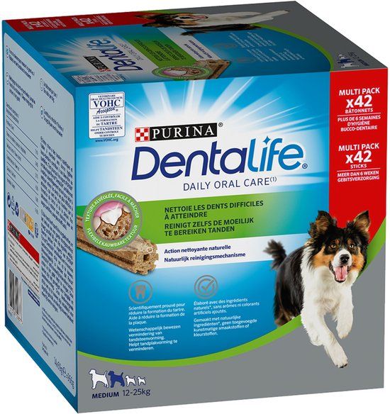 Purina One Purina Dentalife - Daily oral care medium - MEGA PACK (42 sticks)
