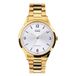 Q&Q C10A-052PY Montre homme analogique acier doré argenté