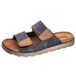 Fischer 566662 herenslippers, Blauw