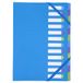Exacompta 52362E opbergmap Harmonika, 12 vakken, blauw