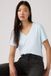 Levi's T-shirt en coton à col en V - Femme - XL - Bleu / Country Air