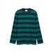 s.Oliver regular fit gestreepte longsleeve - donkergroen