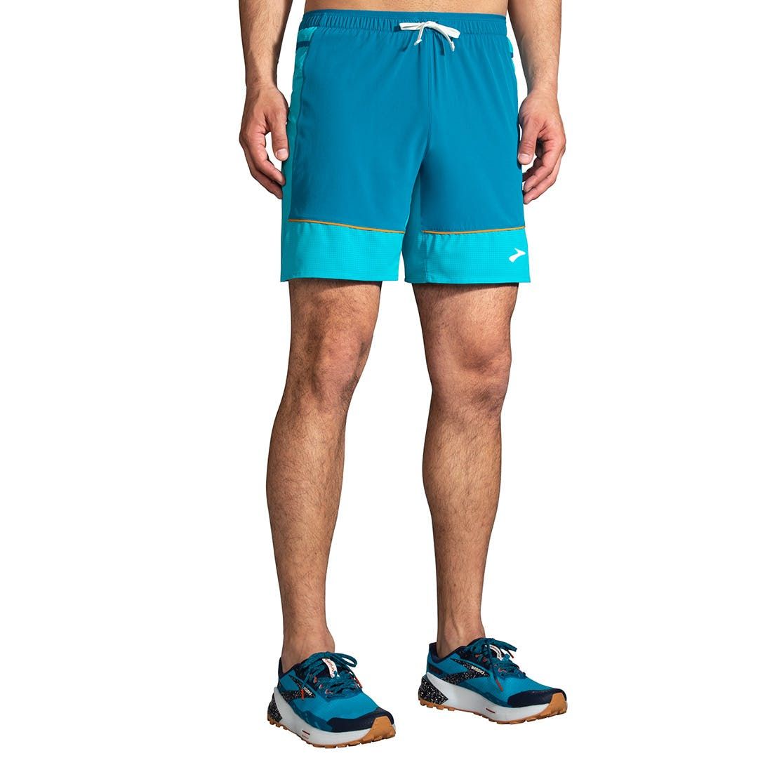 Brooks High Point 7 Inch 2-in-1 Short - Heren