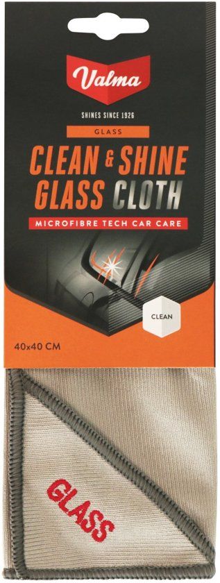 Valma Clean & Shine Glass Cloth - 40x40cm
