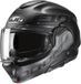 HJC F100 Hetal Zwart Grijs Systeemhelm
