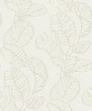 Rasch 822601 - Vliesbehang met bladeren in wit uit de collectie Color your life - 10,05 m x 0,53 m (LxB)