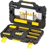 Stanley 76-delige set bits, boren en dopsleutels STA88544-XJ