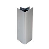 Nordlinger Pro 790024 sokkelaansluiting, kunststof, aluminiumgrijs, 16/19 x 150 mm