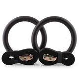 FSG28062 FSG Gym Rings paar gymnastiekringen met verstelbare riem voor crossfit fitness | suspensie-oefeningen met lichaamsgewicht | extreem sterke ABS-kunststof (Ø 23 cm)