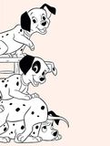 Disney Komar Disney muurschildering 101 Dalmatiërs Playing 30x40cm