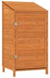 Maison de jardin en bois d'épicéa massif pour le stockage