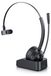 CSL draadloze headset, Bluetooth 5.3, mono-koptelefoon met microfoon en oplaadstation, handsfree bellen met ruisonderdrukking, verbinding met maximaal 2 apparaten, 18 uur gesprekstijd, zwart