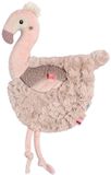 Fehn Knuffeldoek Flamingo Roze Baby Speelgoed 33 cm
