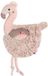 Fehn Knuffeldoek Flamingo Roze Baby Speelgoed 33 cm