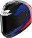 Nolan X-904 Ultra Carbon Sfida 362, casque intégral, couleur: Carbone/Noir/Bleu/Rouge, taille: XL