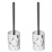 Tendance Toiletborstel Vienna - Wit Marmer - 2 Stuks