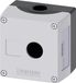 Siemens 3SU1851-0AA00-0AB1 Lege behuizing 1 inbouwplaats, Voor bodembevestiging (l x b x h) 89.4 x 85 x 64 mm Zonder markering Metaal Grijs